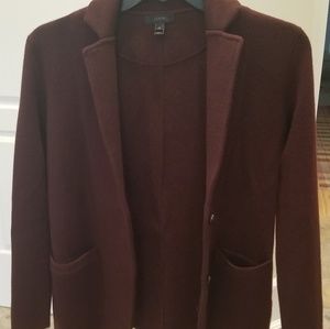 J. Crew open front sweater blazer